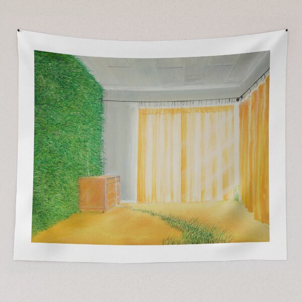 Item preview, Living wallpaper - interior wall made of real grass designed and sold by art paintings.