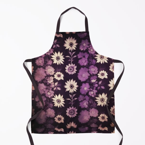 Item preview, Vintage Purple Floral Pattern - Rustic Distressed Flower Background designed and sold by Freestyle Designs.