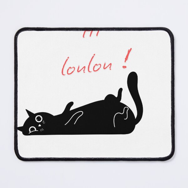 Item preview, Hi Loulou! – Playful Minimalist Cat Art designed and sold by World-Shop25.