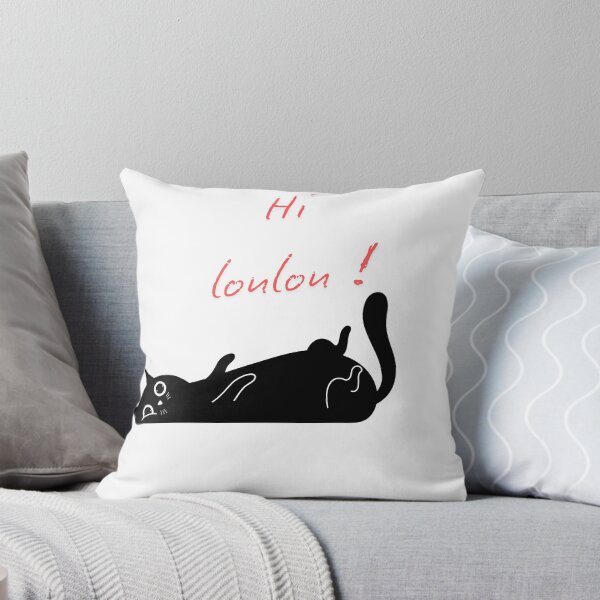 Item preview, Hi Loulou! – Playful Minimalist Cat Art designed and sold by World-Shop25.
