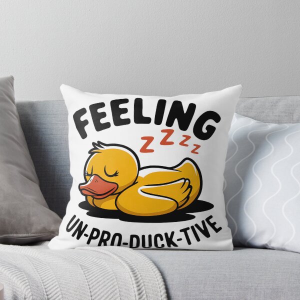 Item preview, Feeling Un-Pro-Duck-Tive – Funny Lazy Duck Pun designed and sold by Aredbox.