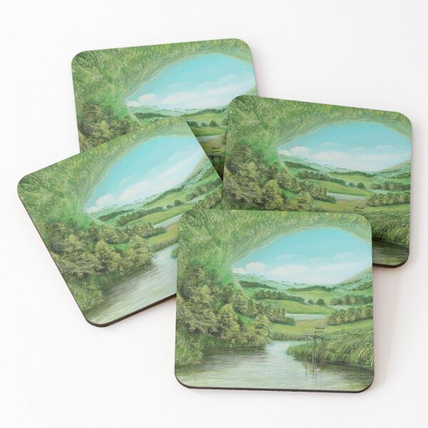 Item preview, Highchair - View with landscape from cave designed and sold by art paintings.