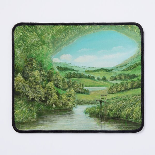 Item preview, Highchair - View with landscape from cave designed and sold by art paintings.