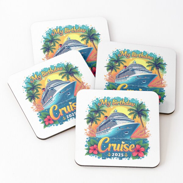 Item preview, Festive My Birthday Cruise Ship Party 2025 designed and sold by Blok45.