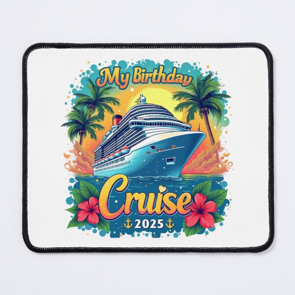 Item preview, Festive My Birthday Cruise Ship Party 2025 designed and sold by Blok45.