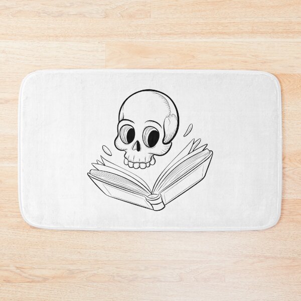 Item preview, Floating Skull Over an Open Book designed and sold by RoxyBlazeArt14.