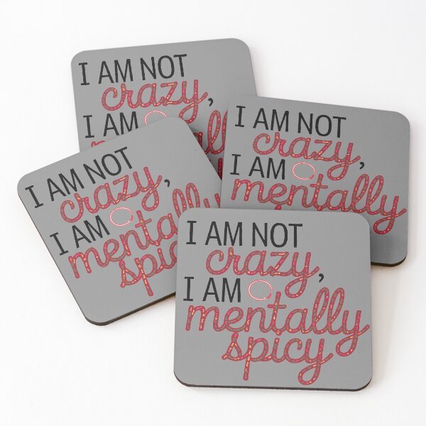 Item preview, I am not crazy mentally spicy funny light designed and sold by Newhyperion.
