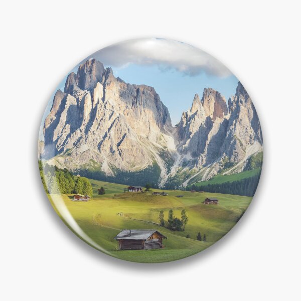 Item preview, Retro Vintage Majestic Landscape of the Dolomites – Italian Mountain Panorama designed and sold by pod24.
