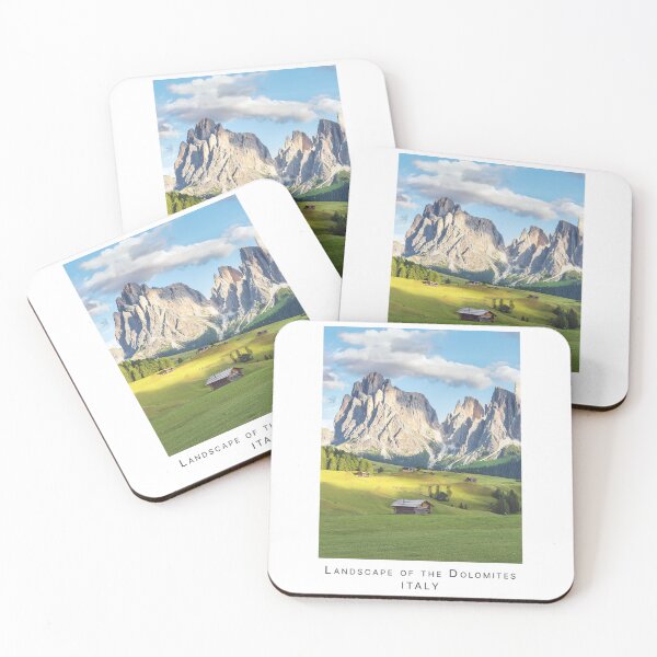 Item preview, Retro Vintage Majestic Landscape of the Dolomites – Italian Mountain Panorama designed and sold by pod24.