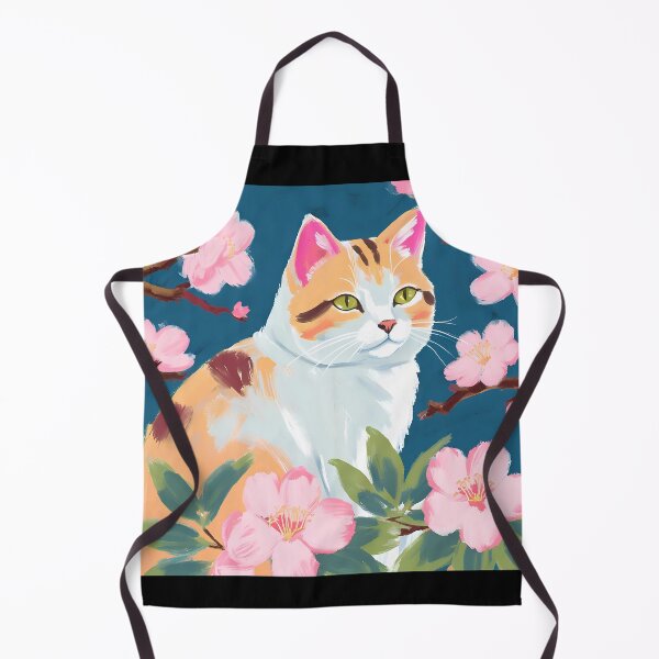 Item preview, calico cat with sakura designed and sold by Catophile.