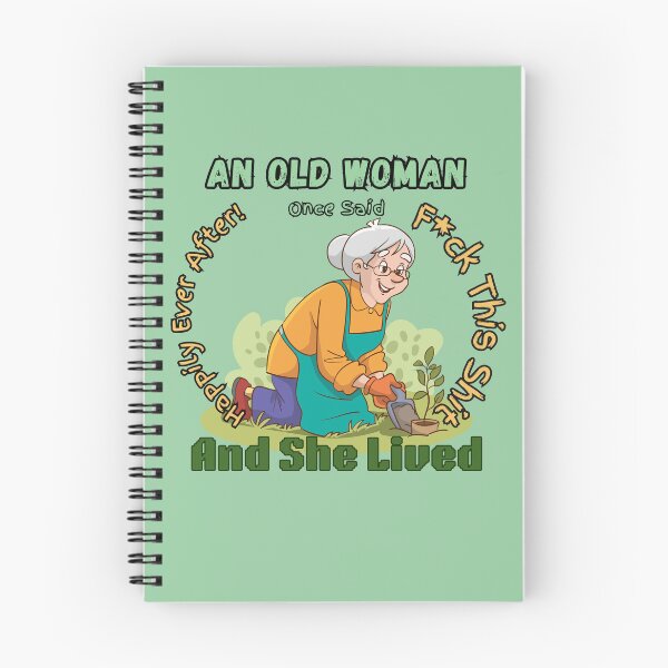 Item preview, An Old Woman Once Said-Elderly gift For Women Who Have Had Enough Of The Rat Race  designed and sold by Old Age Ain't For Sissies!.