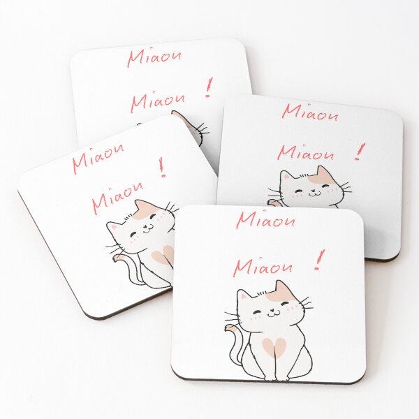 Item preview, Miaou Miaou! – Adorable Happy Cat Illustration designed and sold by World-Shop25.