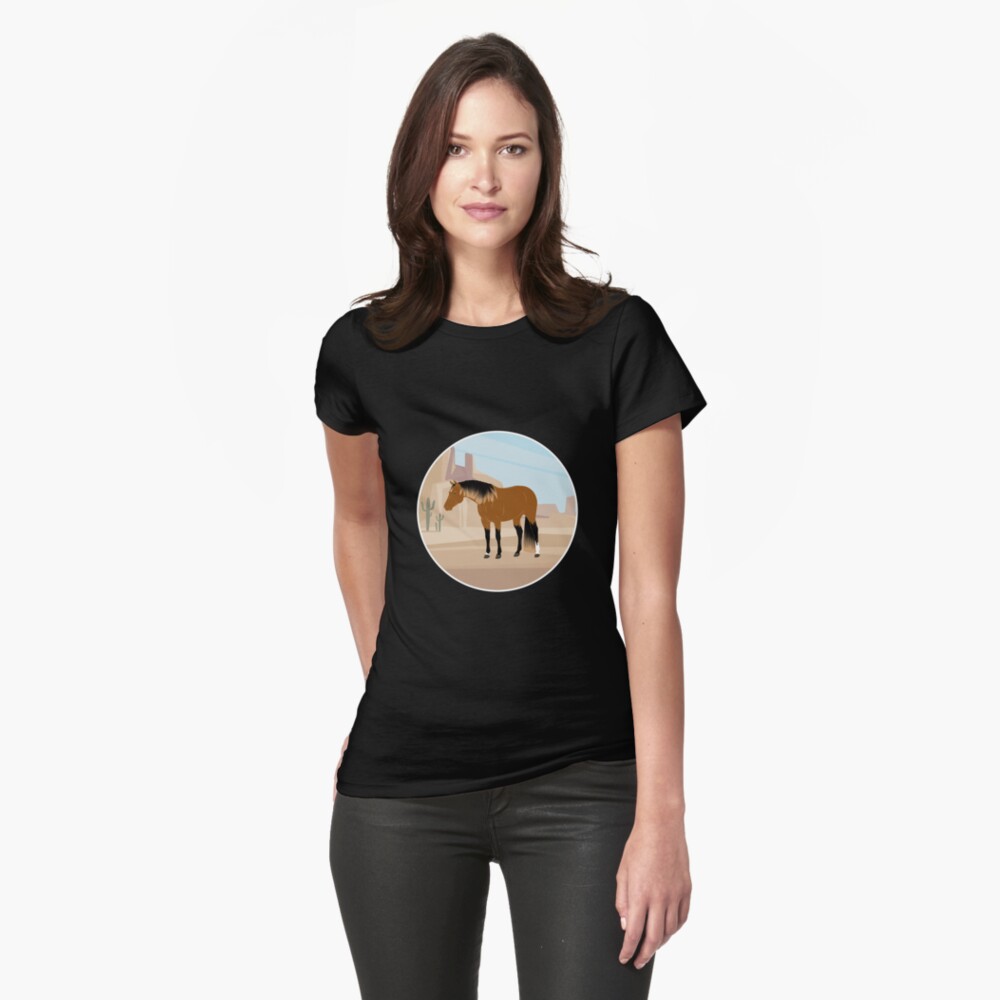 Aperçu de l'œuvre T-shirt moulant créée et vendue par WebEquitation.