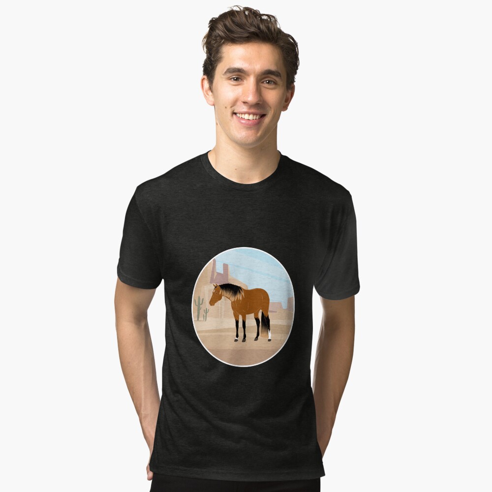 Aperçu de l'œuvre T-shirt chiné créée et vendue par WebEquitation.