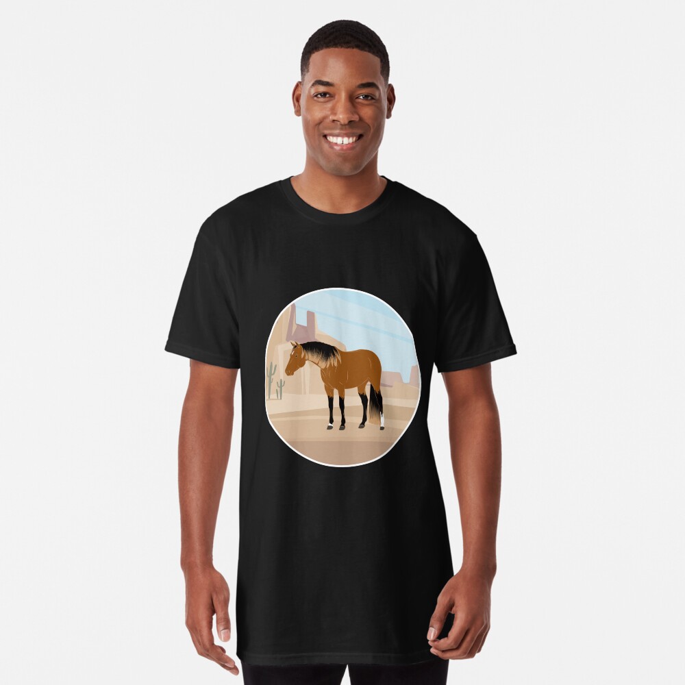 Aperçu de l'œuvre T-shirt long créée et vendue par WebEquitation.