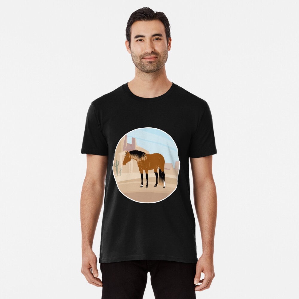 Aperçu de l'œuvre T-shirt premium créée et vendue par WebEquitation.
