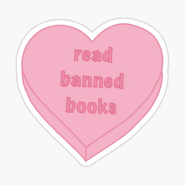 Item preview, Read Banned Books Candy Heart designed and sold by mmariegrace.