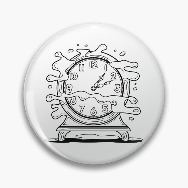 Item preview, Melting Clock: Fluidity of Time designed and sold by RoxyBlazeArt14.