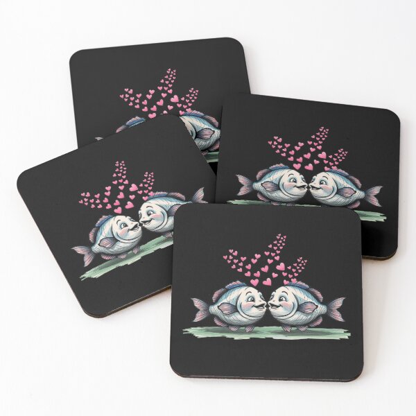 Item preview, Pisces My Heart Carp Fish Valentines Day designed and sold by Design_Your_Day.