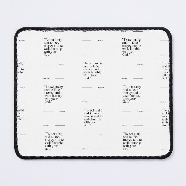 Item preview, Walk humbly, cheistian bible quote designed and sold by Merchattack.