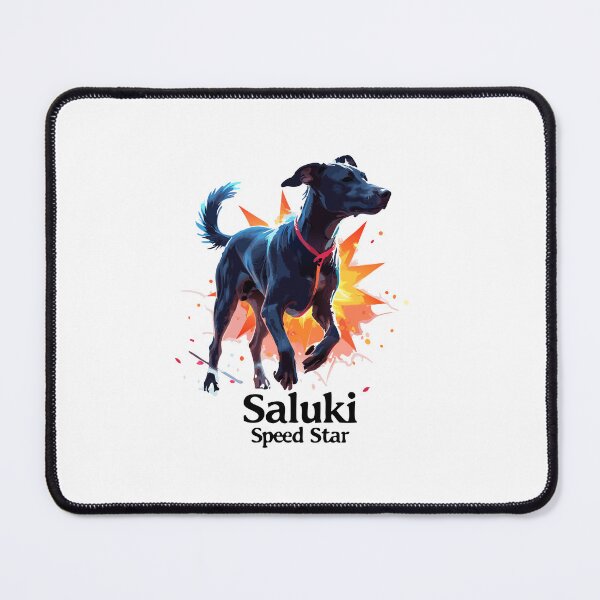 Item preview, Saluki Speed Star sticker - Fastest Dog Breed Artistic Design designed and sold by Thread-Verse.