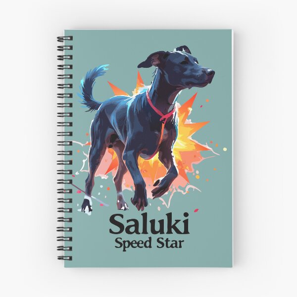 Item preview, Saluki Speed Star sticker - Fastest Dog Breed Artistic Design designed and sold by Thread-Verse.