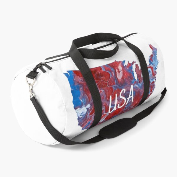 Item preview, USA on Map - Patriotic - Flow Art / Pour Painting - jdp-04-0023 designed and sold by ANomadDesigns.