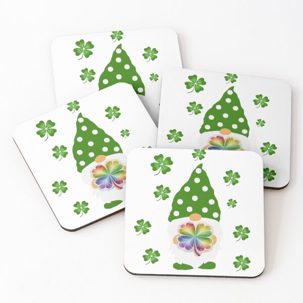 Item preview, Irish Shamrock Tie Dye Lucky Gnome Happy St Patrick's Day designed and sold by CharismaSklep.