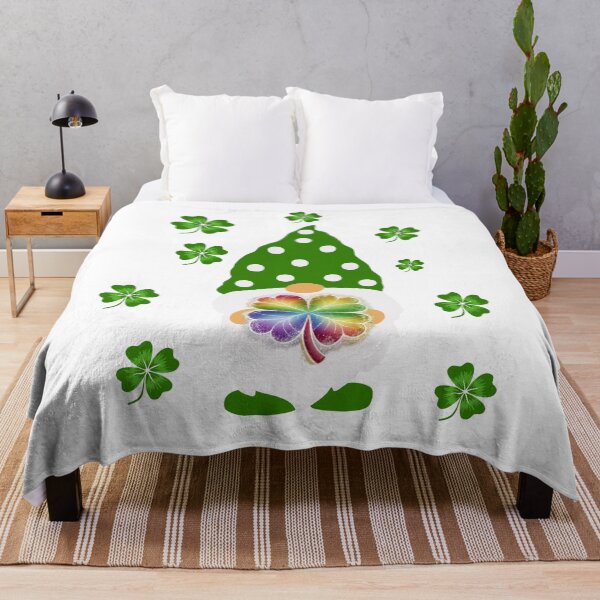 Item preview, Irish Shamrock Tie Dye Lucky Gnome Happy St Patrick's Day designed and sold by CharismaSklep.