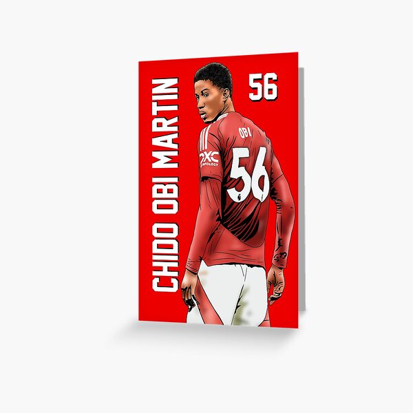Aperçu de l'œuvre Prodige du football – Chido Obi-Martin créée et vendue par GrizzlyCompany.