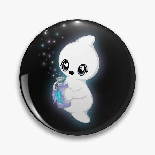 Item preview, cute ghost with magic bottle designed and sold by Pezi-Creation.