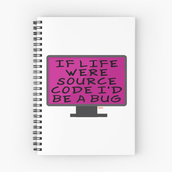 Item preview, If Life were Source Code - Silly Quote Design designed and sold by WhimWiz.
