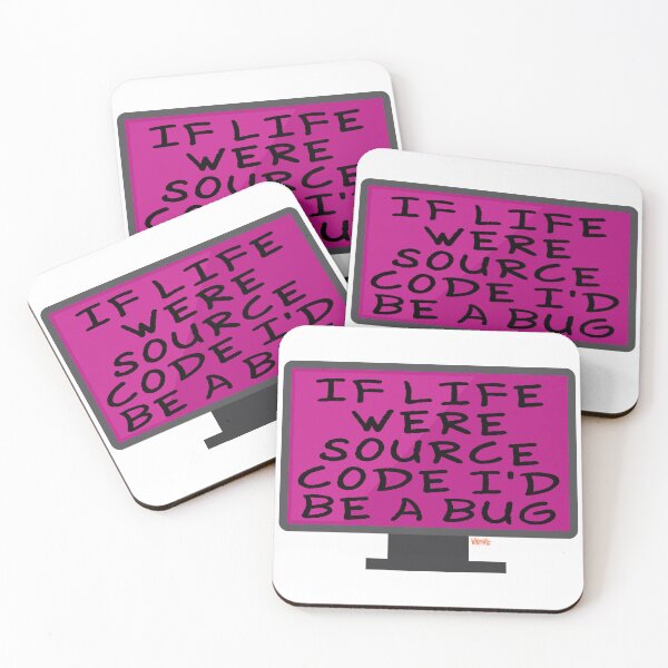 Item preview, If Life were Source Code - Silly Quote Design designed and sold by WhimWiz.