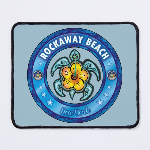 Item preview, Rockaway Beach NY sea turtle hibiscus designed and sold by studioss76.