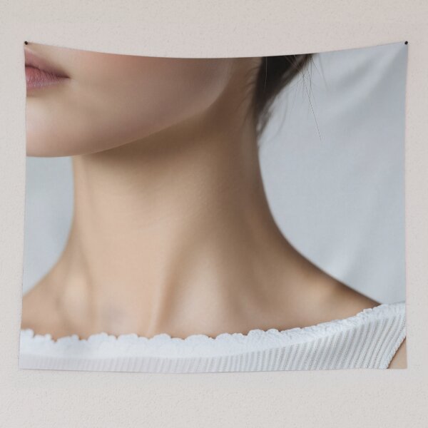 Item preview, Elegant close-up of a woman's neck designed and sold by anytka.