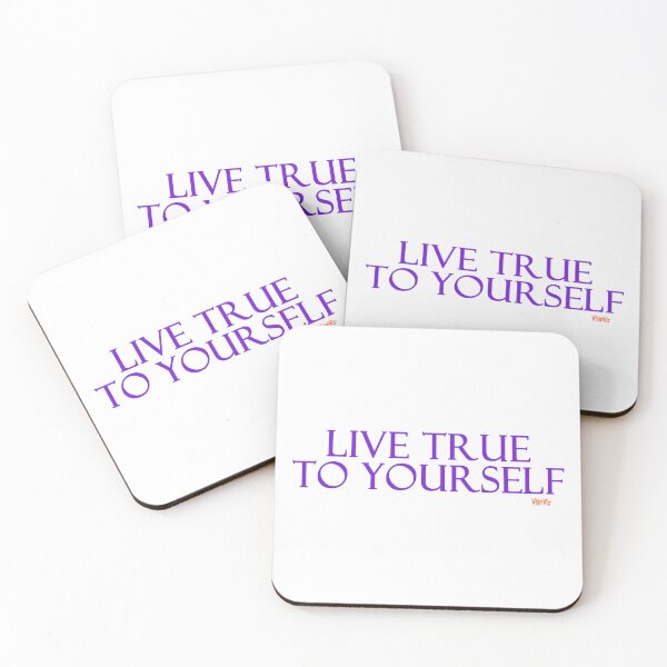 Item preview, Live True -Inspirational Quote Design designed and sold by WhimWiz.