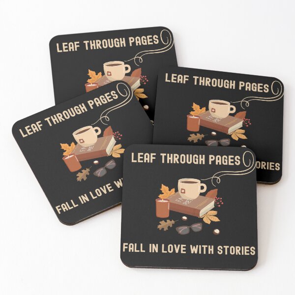 Item preview, Leaf Through Pages, Fall In Love With Stories T-Shirt Perfect Gift For Book Lover With Autumn Vibe designed and sold by EvocatiVerse.