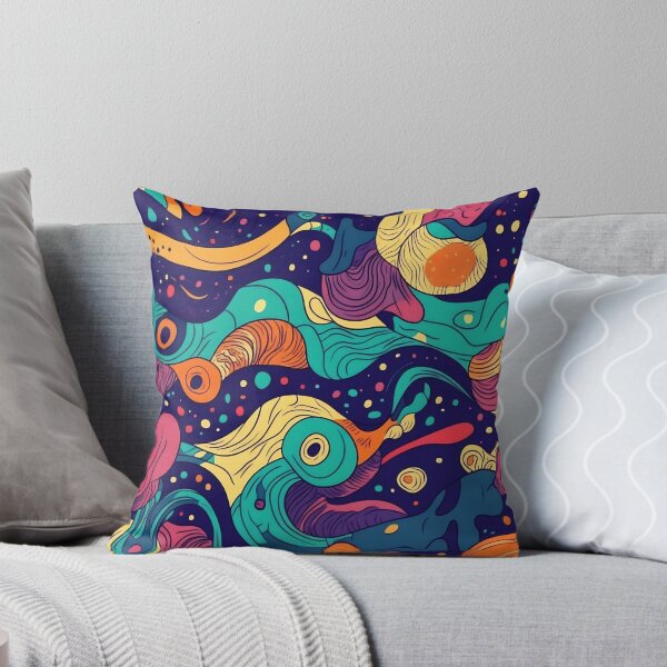 Item preview, Vibrant abstract swirls designed and sold by anytka.