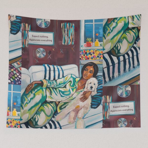 Item preview, Pets - Chillin With Brodie  designed and sold by CanvasCarousel.