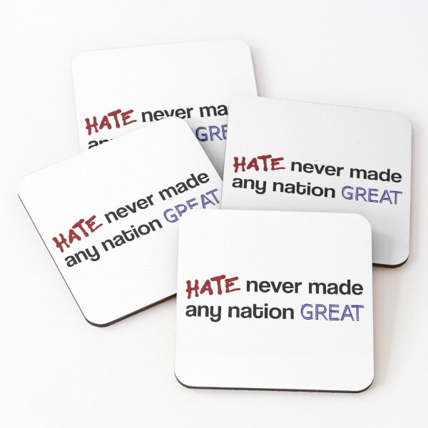 Item preview, Hate Never Made Any Nation Great - Background designed and sold by LeftAF.