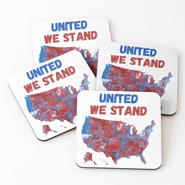 Item preview, United We Stand - Patriotic - Flow Art / Pour Painting - jdp-04-0020 designed and sold by ANomadDesigns.