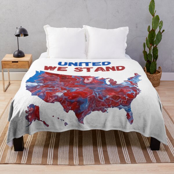 Item preview, United We Stand - Patriotic - Flow Art / Pour Painting - jdp-04-0020 designed and sold by ANomadDesigns.