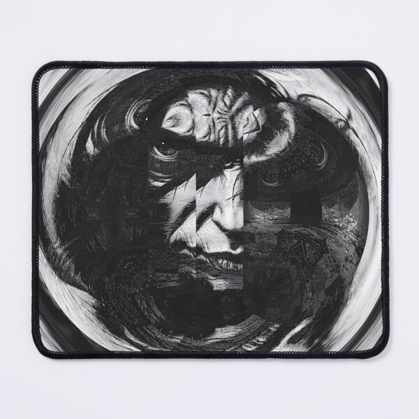 Item preview, Black and white portrait of abstract vibes  designed and sold by Red Siri0 Art.