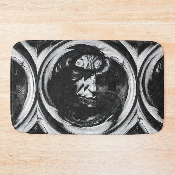 Item preview, Black and white portrait of abstract vibes  designed and sold by Red Siri0 Art.