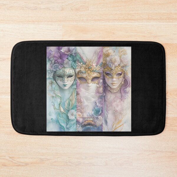 Item preview, Elegant Watercolor Mardi Gras Masquerade Mask Art – Lavish Pastel Carnival Aesthetic designed and sold by AnnDesignStudio.
