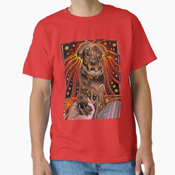 Hudson - Psychedelic Pet Portrait Classic T-Shirt