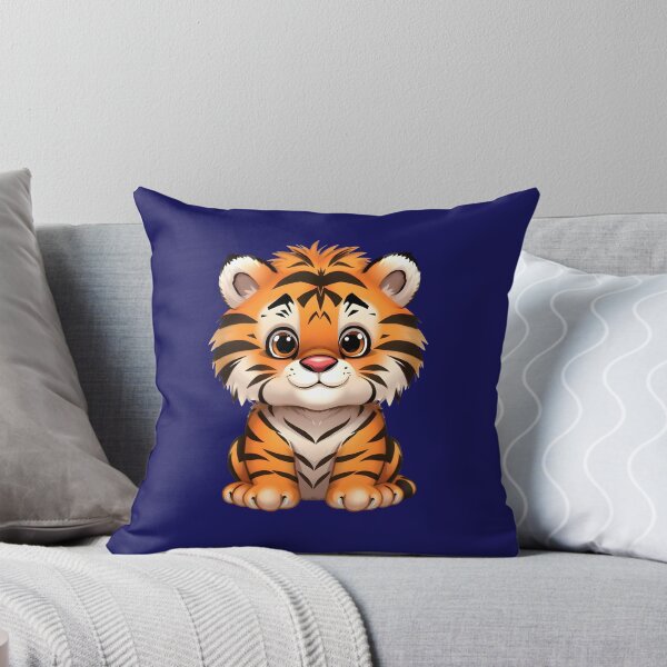 Item preview, Fluffy Cute Baby Tiger designed and sold by BloomCatB.
