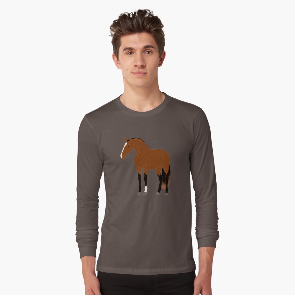 Aperçu de l'œuvre T-shirt manches longues créée et vendue par WebEquitation.