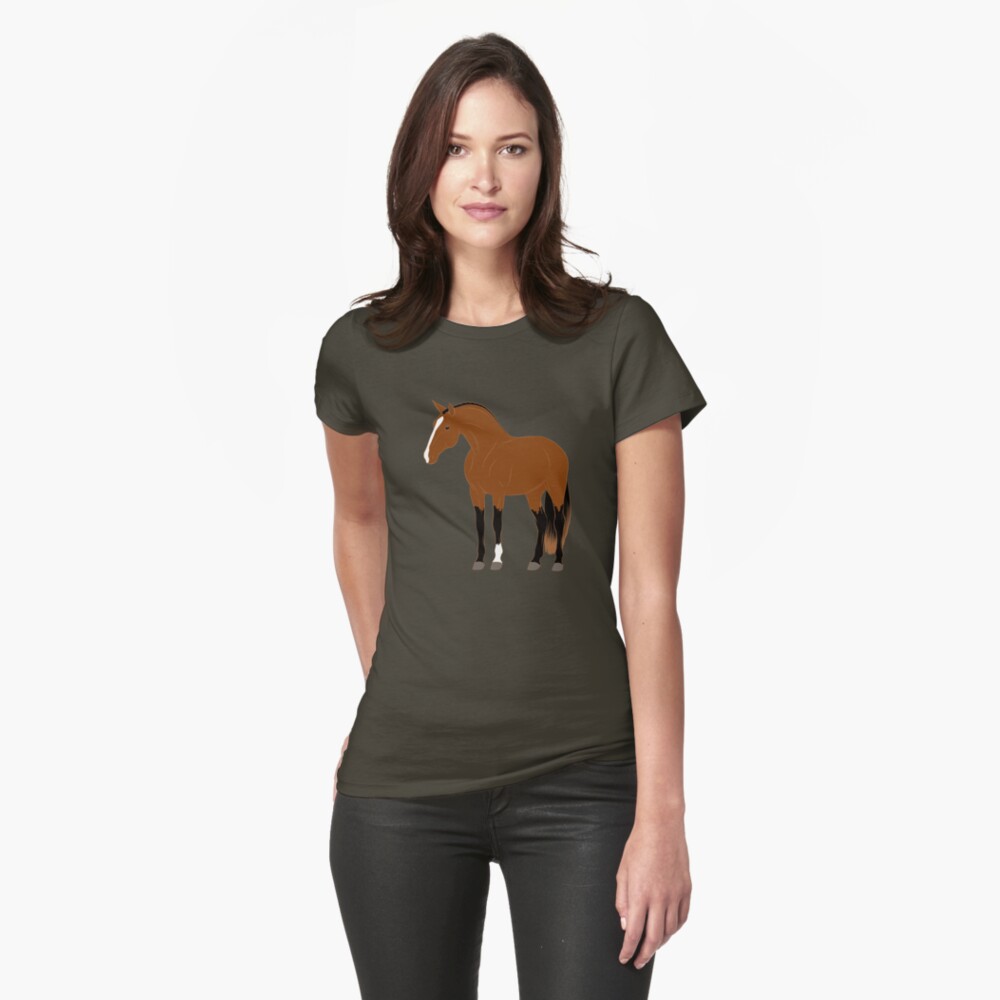 Aperçu de l'œuvre T-shirt moulant créée et vendue par WebEquitation.