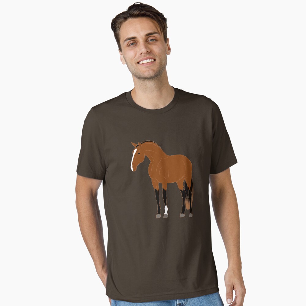 Aperçu de l'œuvre T-shirt essentiel créée et vendue par WebEquitation.